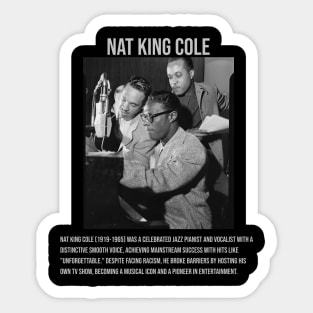 Nat King Cole Sticker